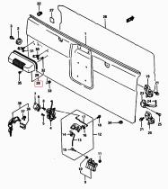 SANTANA 83930-61A00-5PK - TAPA TRASERA MATRICULA