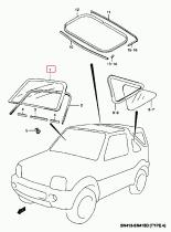 SANTANA 84511-82A00 - CRISTAL PARABRISAS(JIMNY)
