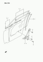 SANTANA 84531-56B20 - CRISTAL PTA.DEL.L/D (BRONCE