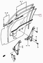 SANTANA 84536-56B10 - CRISTAL PTA. DEL. L/I