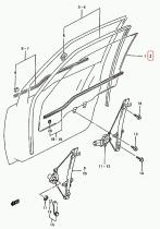 SANTANA 84536-56B30 - CRISTAL DELANTERO IZQUIERDO