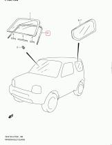 SANTANA 84611-81A00 - MOLDURA PARABRISAS, JIMNY
