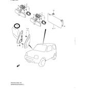 SANTANA 84702-81A21-Z2J - MIRROR ASSY,OUT REAR VIEW,L