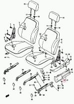 SANTANA 85222-56B10-5ES - TAPA INT. ASIENTO DEL. L/D