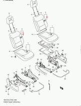 SANTANA 85307-81A11-JH8 - TAPICERIA RESPALDO ASIENTO DELANTERO