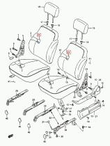 SANTANA 85380-56BA0-B7N - COVER, BACK LH