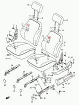 SANTANA 85380-56BA0-B8G - COVER, BACK LH