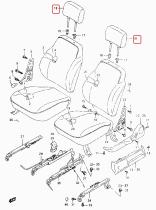 SANTANA 86401-86C00-PMJ - APOYACABEZAS ASIENTO DEL.