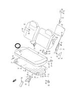 SANTANA 87105-56BB1 - SUBCONJUNTO DEL COJÍN, ASIENTO