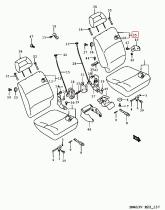 SANTANA 87302-81AB0-DP8 - RESPALDO ASIENTO TRASERO IZQUIERDO