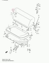 SANTANA 87305-56B51 - BACK SUB ASSY, SEAT