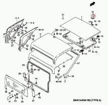 SANTANA 93814-82A10 - TAPON SOPORTE