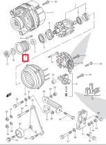 SANTANA A601000-022 - POLEA MANDO ALTERNADOR