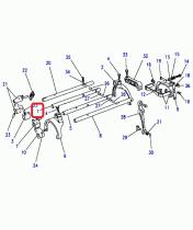 SANTANA FRC2381 - EJE SELECTOR 1? Y 2? VEL