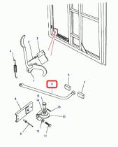 SANTANA MUC4471 - PALANCA RETENCION PUERTA