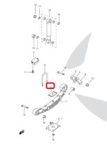 SANTANA NRC3472 - PLACA APOYO BALLESTA DEL