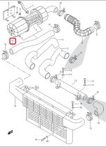 SANTANA PS-110028 - MANGUITO INTERCOOLER A C