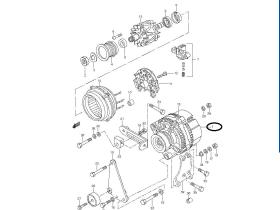 SANTANA PS-601013 - C/ ALTERNADOR 28V. 35-80A