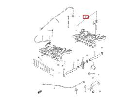 SANTANA PS-601067 - MECANISMO PALANCAS DE CONTROL CALEFACCION