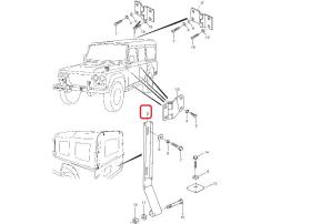 SANTANA PS-901886 - C/ BISAGRA COMPUERTA TR.