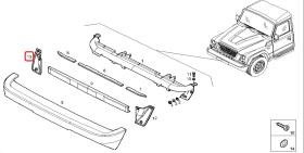 SANTANA PS-912602 - TAPADERA PARAGOLPES DEL.L/D