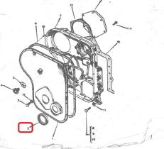 LAND ROVER 111132 - RETEN POLEA CIGUEÑAL
