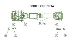 LAND ROVER 121299 - TRANSMISION TRASERA