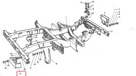 LAND ROVER 147331 - PARAGOLPES TRASERO