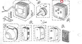LAND ROVER 161587 - PILOTO TRASERO COMPLETO