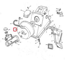 LAND ROVER 164370 - SERVO FRENO `88/`109  (OVALILLO)