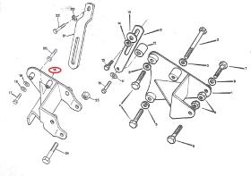 LAND ROVER 169189 - SOPORTE ALTERNADOR