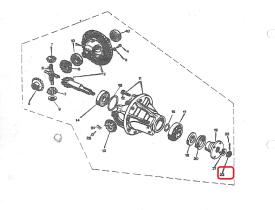 LAND ROVER 183232 - TUERCA