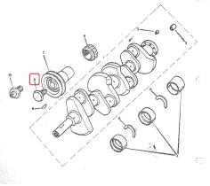 LAND ROVER 184285 - TORNILLO POLEA CIGUEÑAL