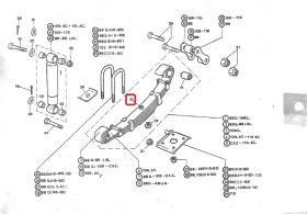 LAND ROVER 189465 - TORNILLO CAPUCHINO  48MM M8