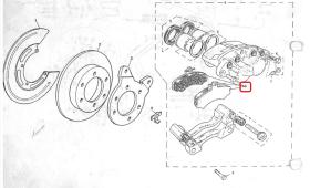 LAND ROVER 194820 - JUEGO PASTILLAS DE FRENO  GIRLING