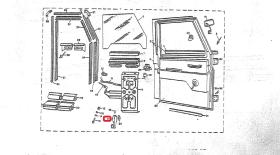 LAND ROVER 203751 - MANIVELA ELEVALUNAS
