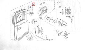 LAND ROVER 205973 - GOMA CRISTAL TRASERO