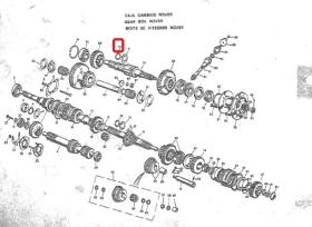 LAND ROVER 217489 - SEGURO EJE  REDUCTORA