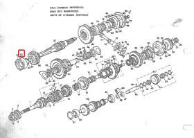 LAND ROVER 217490 - COJINETE EJE CAJ DE CAMBIOS