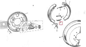 LAND ROVER 218983 - MUELLE FRENO K