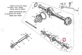 LAND ROVER 231505 - JUNTA PALIER TRASERO