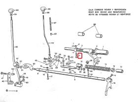 LAND ROVER 233409 - TORNILLO EJE SELECTOR