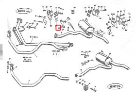 LAND ROVER 239711 - BRIDA SOPORTE TUBO DE ESCAPE