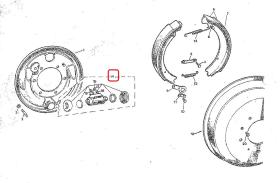 LAND ROVER 243302 - CILINDRO DE RUEDA DELPHI SWB TRASERO DERECHO 1954 A 1984