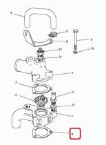 LAND ROVER 247874 - JUNTA TERMOSTATO