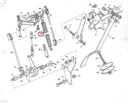 LAND ROVER 277455 - MUELLE PALANCA ACELERADOR