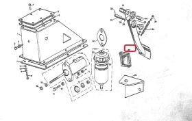 LAND ROVER 278166 - GOMA PEDAL DE FRENO Y EMBRGUE  CUADRADO