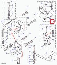 LAND ROVER 330036 - BISAGRA PUERTA TRASERA