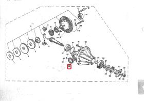 LAND ROVER 40756 - TUERCA AJUSTE COJINETE