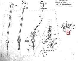 LAND ROVER 502202 - BISAGRA DE PARADA INVERSA